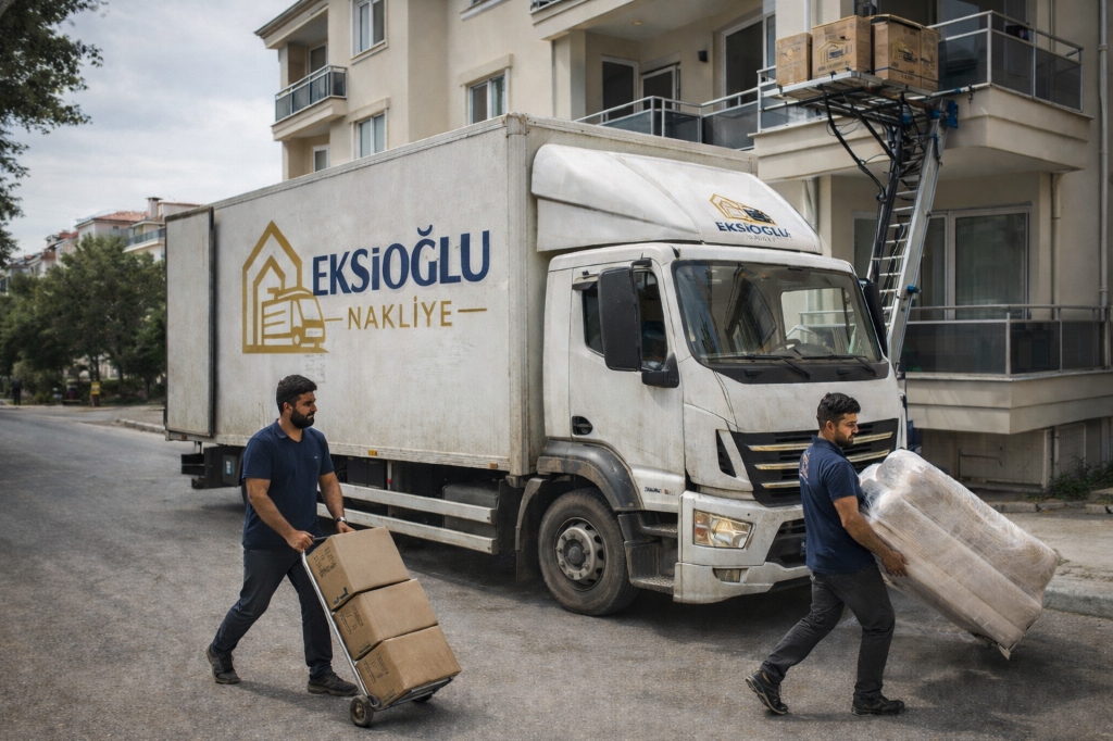 Ekşioğlu Nakliyat Asansörlü Taşıma Aracı ve Ekibi